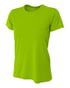 A4 Women's Cooling Performance Crew, Sizes 2XL-4XL (NW3201), Color 'Lime'